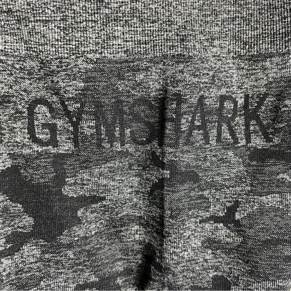 Gymsharck Camo Black Seamless Leggings Size L - Picture 5 of 8